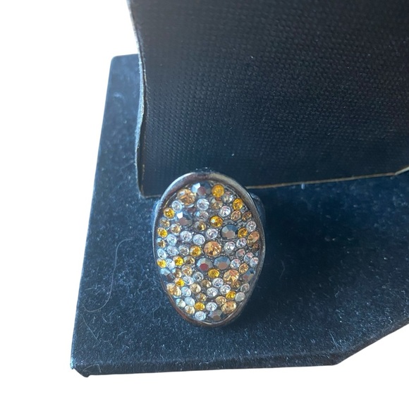 Lia Sophia Wishing Well Hemalite silver tone ring - Picture 2 of 7